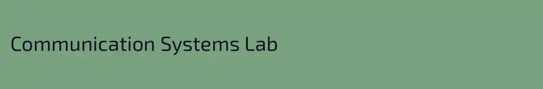 Communication Systems Lab
